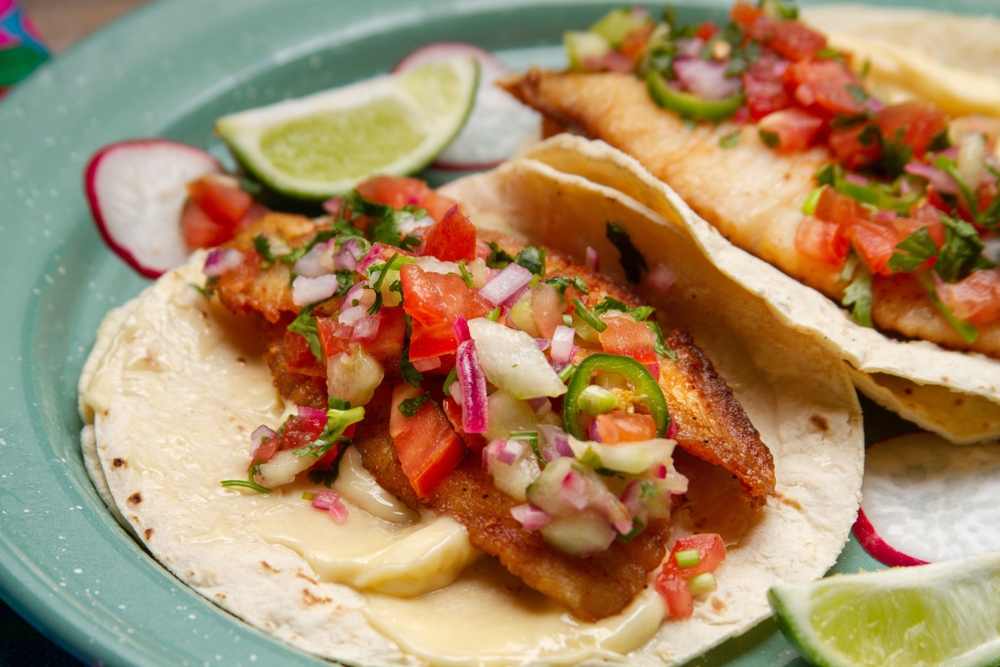 Tacos, tradycyjne jedzenie meksykańskie, popualrne w Kalifornii