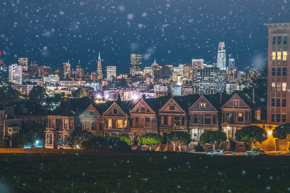 Śnieg w San Francisco, Kalifornia, USA, licencja: shutterstock/By Manuela Durson