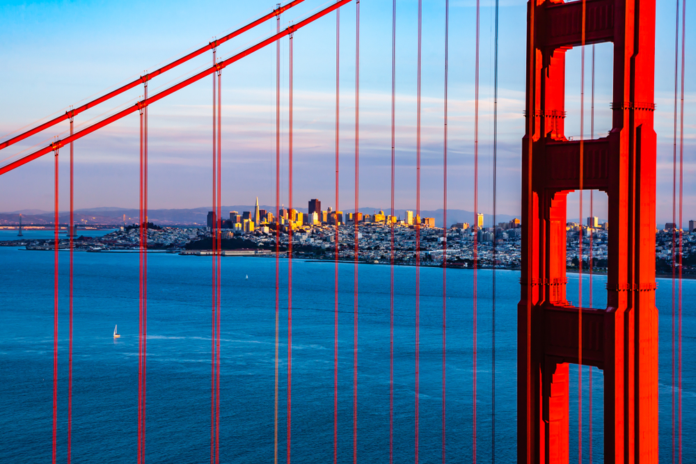 Golden Gate Bridge, San Francisco, Kalifornia, USA, licencja: shutterstock/By Fabio Michele Capelli