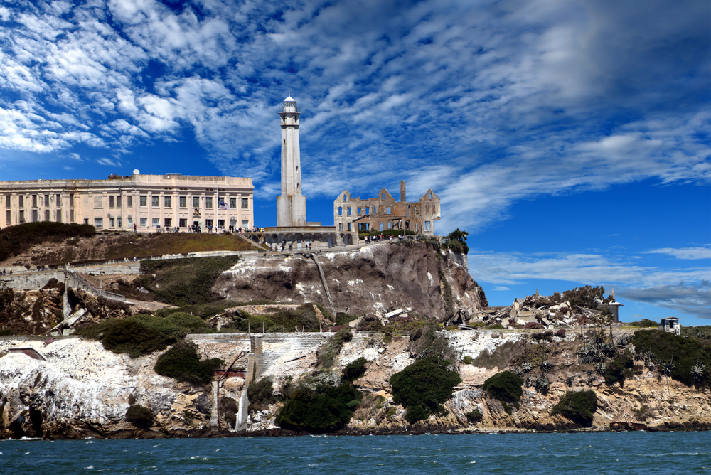 Więzienie i wyspa Alcatraz w San Francisco, USA