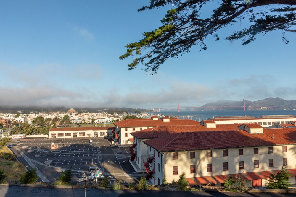 widok z góry na Fort Mason, San Francisco