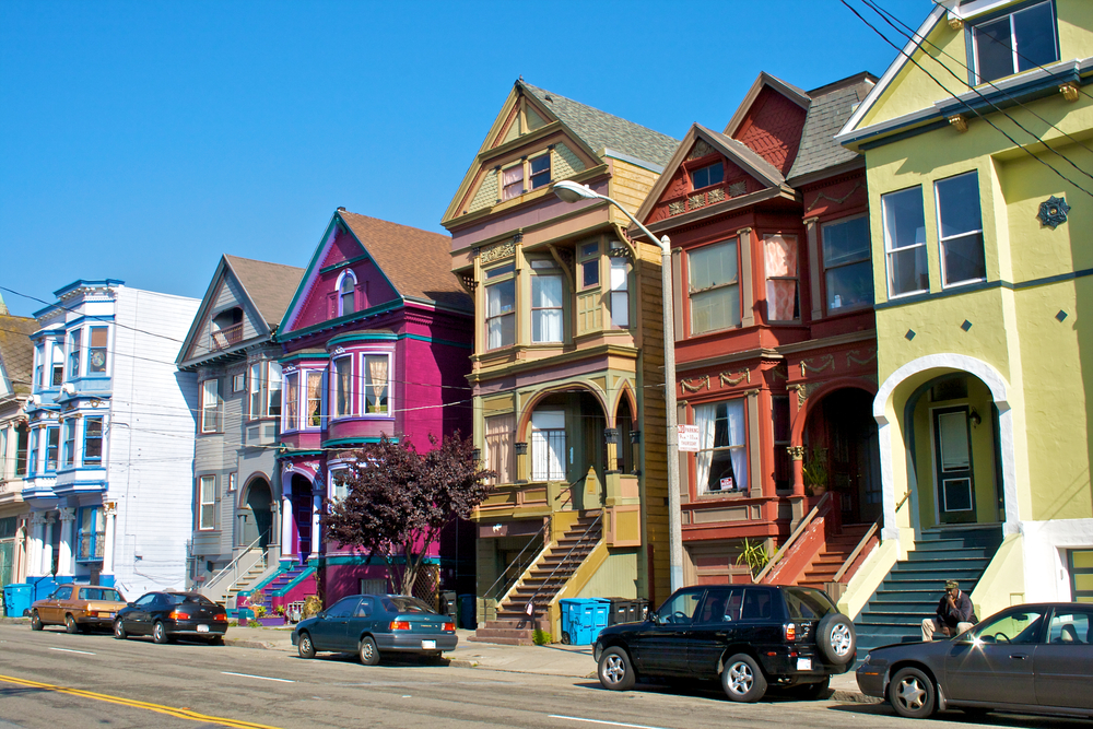 San Francisco, wiktoriańskie domy